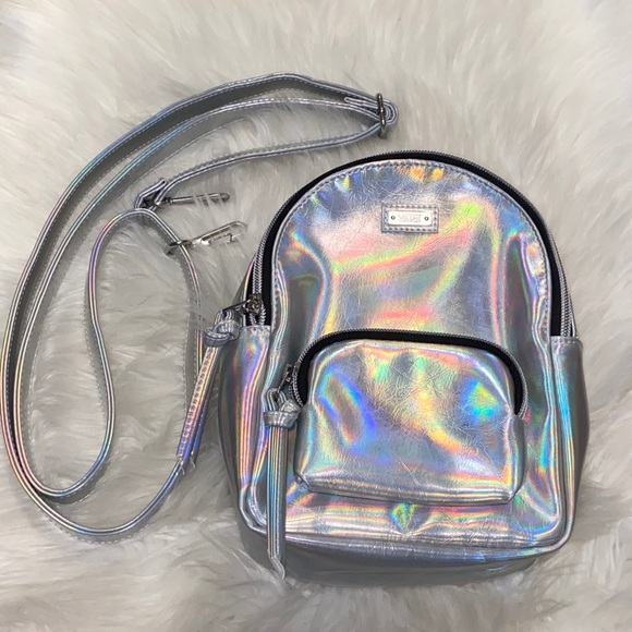 vans holographic mini backpack